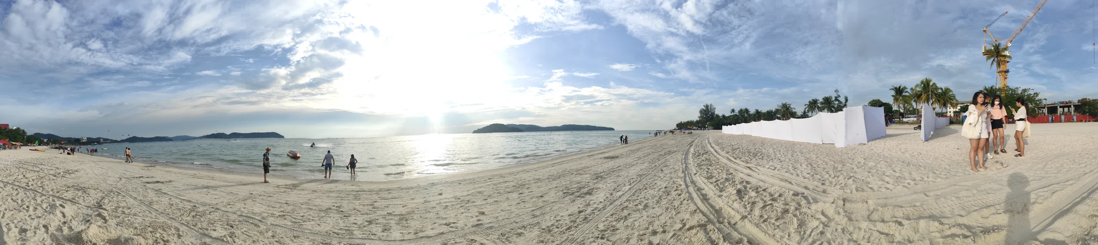 Strandpanorama auf Langkawi