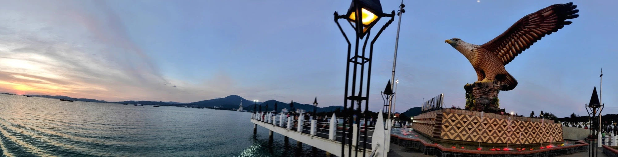 Dataran Lang: Langkawi’s landmark eagle by the water.