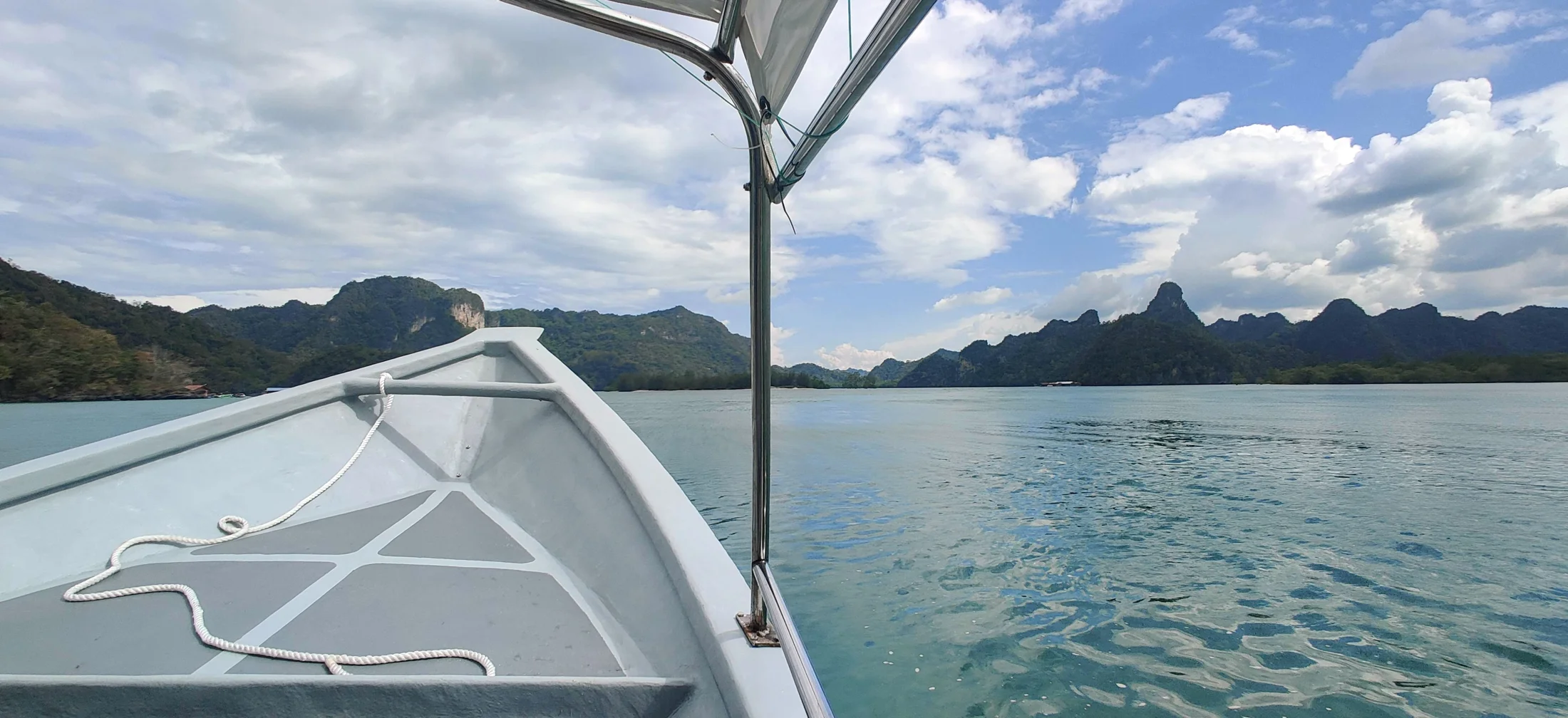 Unterwegs auf dem Wasser vor Langkawi